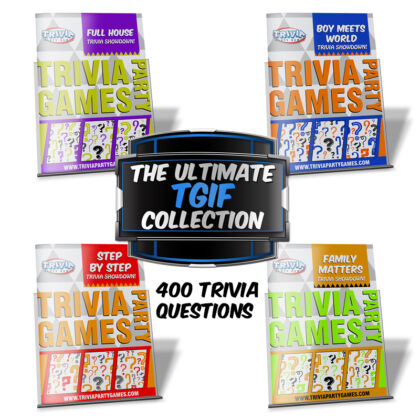 90s TGIF Trivia Party Games Collection