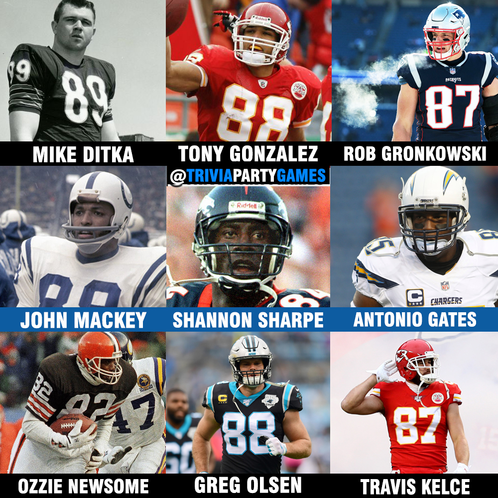 NFL Best Tight Ends – NFL Records