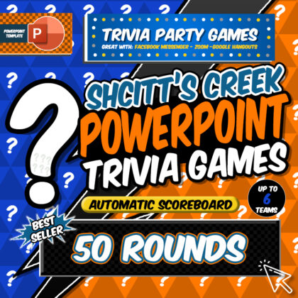 Schitt's Creek Powerpoint Trivia Games - Instant Download